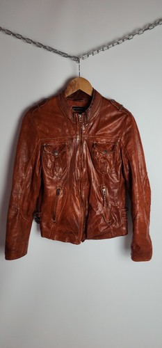 Blouson moto motard - vintage, en