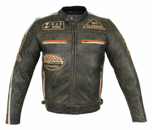 Moto loisirs veste en cuir - &,